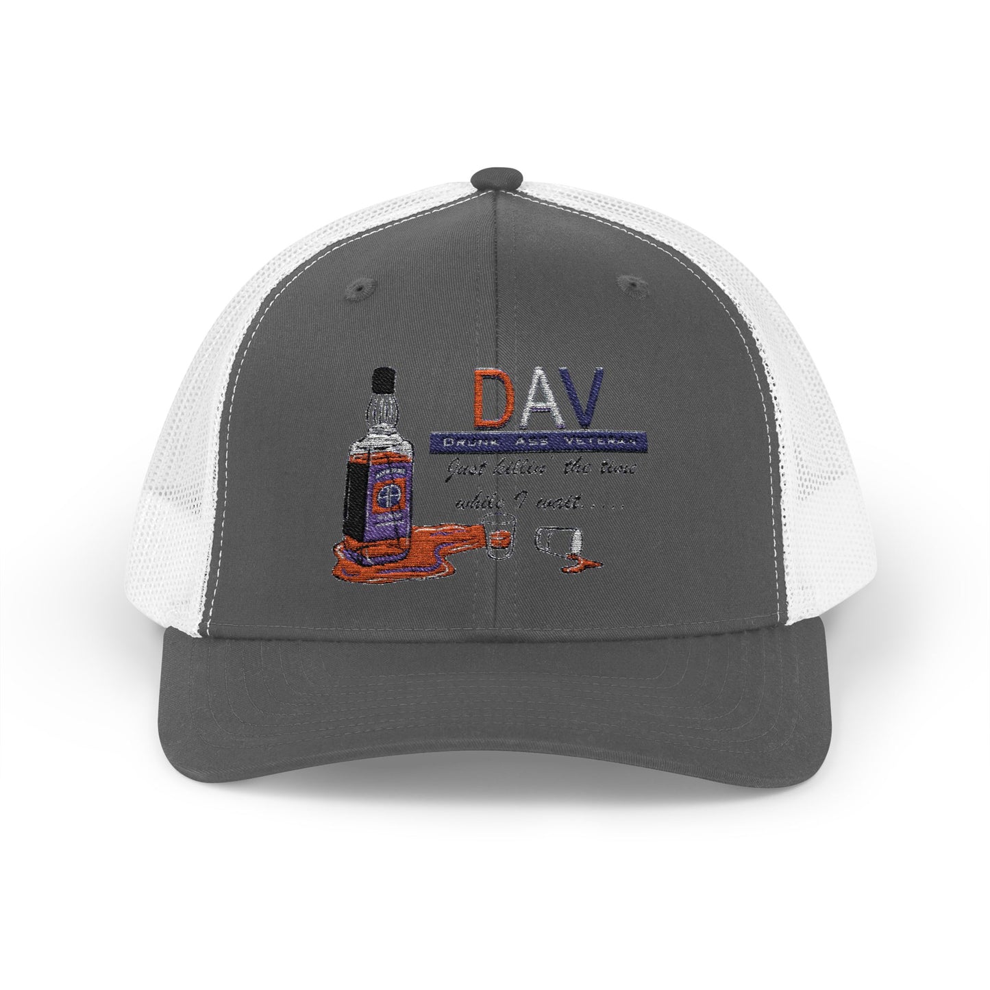 Drunk Ass Veteran Snapback Trucker Cap
